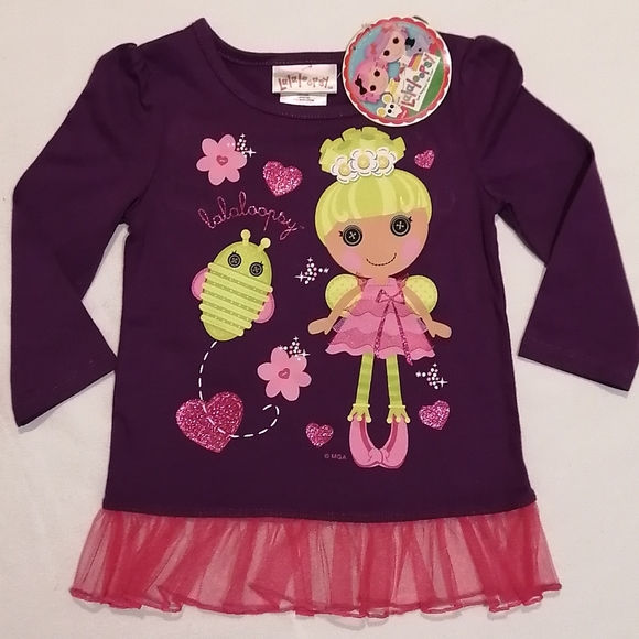 🔥SALE🔥 Lalaloopsy Girl's 2 pc Top and Leggings Set NWT Size 2 - Picture 4 of 8